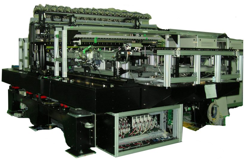 TFT array inspection system for G8 substrates