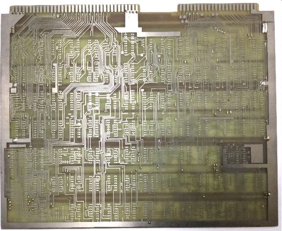 CPU board with self-made etching and plating